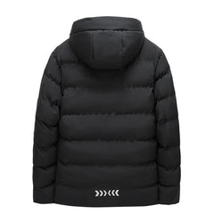 Fashionable Warmth USB Charging Heating Cotton Coat For Men