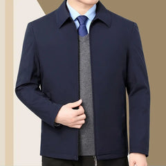 Men's New Spring And Autumn Polo Collar Coat