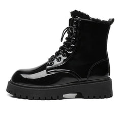 Black Working Wear British Style Casual Leather Boots For Men