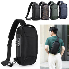 Anti Theft Sling Bag, Waterproof Men's Chest Bag Shoulder Bags Crossbody Sling Backpack
