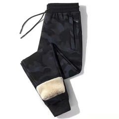 Lamb Cashmere Thickened Casual Straight Pants For Men