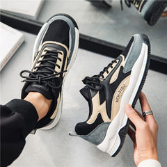 Men’s Fleece Cotton Shoes – Warm Sports Casual Winter Sneakers