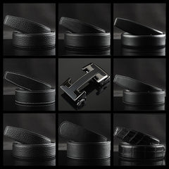 Automatic Buckle Leather Belt For Men