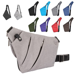 Canvas Chest Bags For Men Across One Shoulder