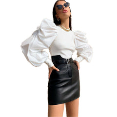 Modern Edge Puff Sleeve Shirt