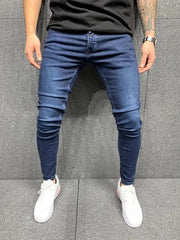 New Men's Jeans Youth Casual Slim Fit