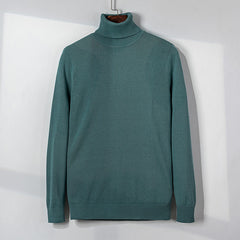 Fashion Youth All-Match High Neck Sweater For Men