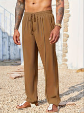 Men’s Corduroy Casual Pants – Trendy Straight-Fit, Anti-Wrinkle Long Trousers for Stylish Everyday Wear