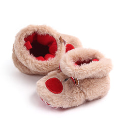 Winter Baby Girls Keep Warm Shoes Muply Christmas Elk First Walkers Anti-slip Newborn Toddler Infant Girl Footwear Shoes