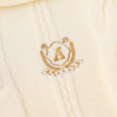 Simple Embroidered Lapel Sweater For Men