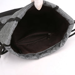 Waterproof Oxford Cloth Drawstring Bag Backpack For Men