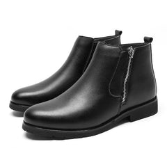 Men's Cotton Leather Formal Boots