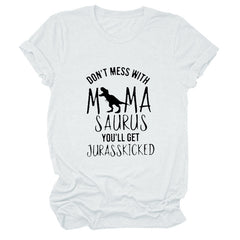 Casual Loose Round Neck Short-Sleeved T-shirt