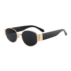 Trendy Luxury Small Frame Round Sunglasses For Men