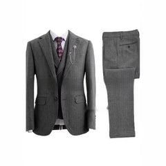 New Men's Suit Casual Three-piece Suit