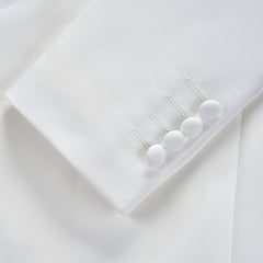 Men’s White Suit Set – Slim Fit Two-Piece