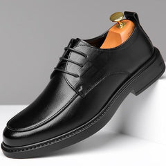 Men's Business Leather Dress Shoes – Non-Slip & Breathable