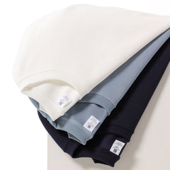 Autumn And Winter American Retro Composite Crew Neck Pullover Sweatshirt Men