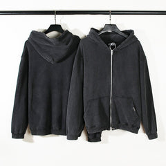 Simple Hoodie Zipper Cardigan For Men