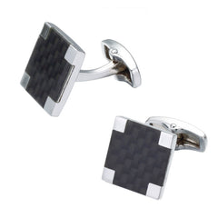 Premium French Constellation Black Cross Cufflinks