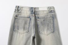 Slim Fit Skinny Denim Trousers For Men