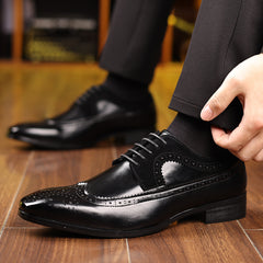 Men's Casual All-matching Vintage Oxford Leather Shoes