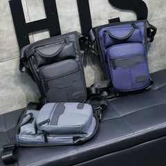 Men's Waterproof Nylon Bag Thigh Hip Bag Fanny Pack Fashion