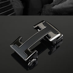 Automatic Buckle Leather Belt For Men
