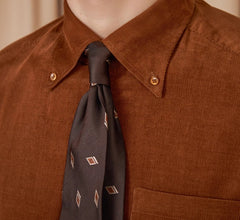 Cotton Corduroy Long-sleeved Shirt American Japanese Style