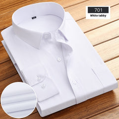New Business Striped Spring And Autumn Men's Long-sleeved Shirt