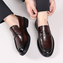 Men's All-Match Breathable British Business Leather Shoes