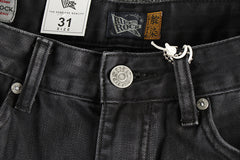 Fashion American Washed Black Gray Jeans Men