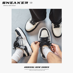 Men’s Reflective Retro Platform Sneakers