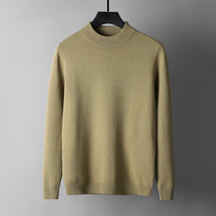 Casual Half High Neck Round Neck Sweater Bottoming Shirt