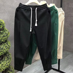Elastic Waist Loose Casual Pants For Men