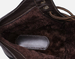 Men's Casual Cow Split Leather Autumn Velvet Boots