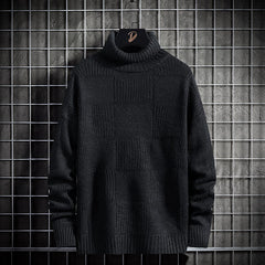 Loose Knit Bottoming Turtleneck Sweater Men