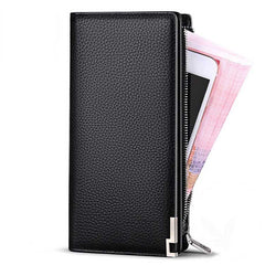 Multi-Pocket Multi Card Holder Leather Wallet Purse For Men