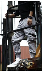 Men’s Streetwear Cotton Cargo Jogger Pants