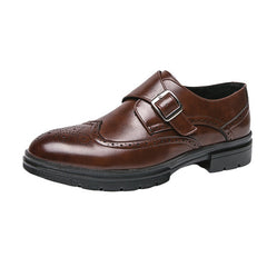 Men's Oxford Monk Strap Formal Leather Shoes