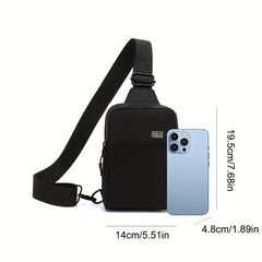 Small Crossbody Bags For Men Mini Sling Bag Fanny Crossbody Purse Chest Bag For Travelling Hiking