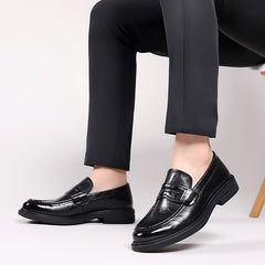 Men's All-Match Breathable British Business Leather Shoes