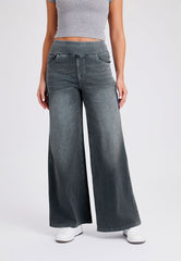 Relaxed Flare Denim Pants