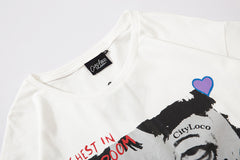 High Street Fashion Brand Half-Sleeved Short T Bottoming Shirt