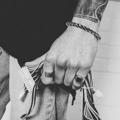 Men’s Simple Horn Bracelet – Natural Style Minimalist Fashion Jewelry