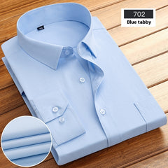 New Business Striped Spring And Autumn Men's Long-sleeved Shirt