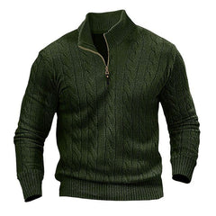 Men's Long-sleeved Zipper Sweater