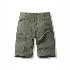 American Workwear Zipper Shorts High Street Fashion Outer Wear Loose Breeches