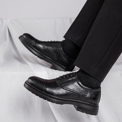 Men's Cowhide Formal Shoes For Office Wear