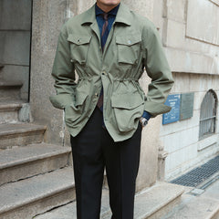 Men's Vintage Coat Casual Waisted